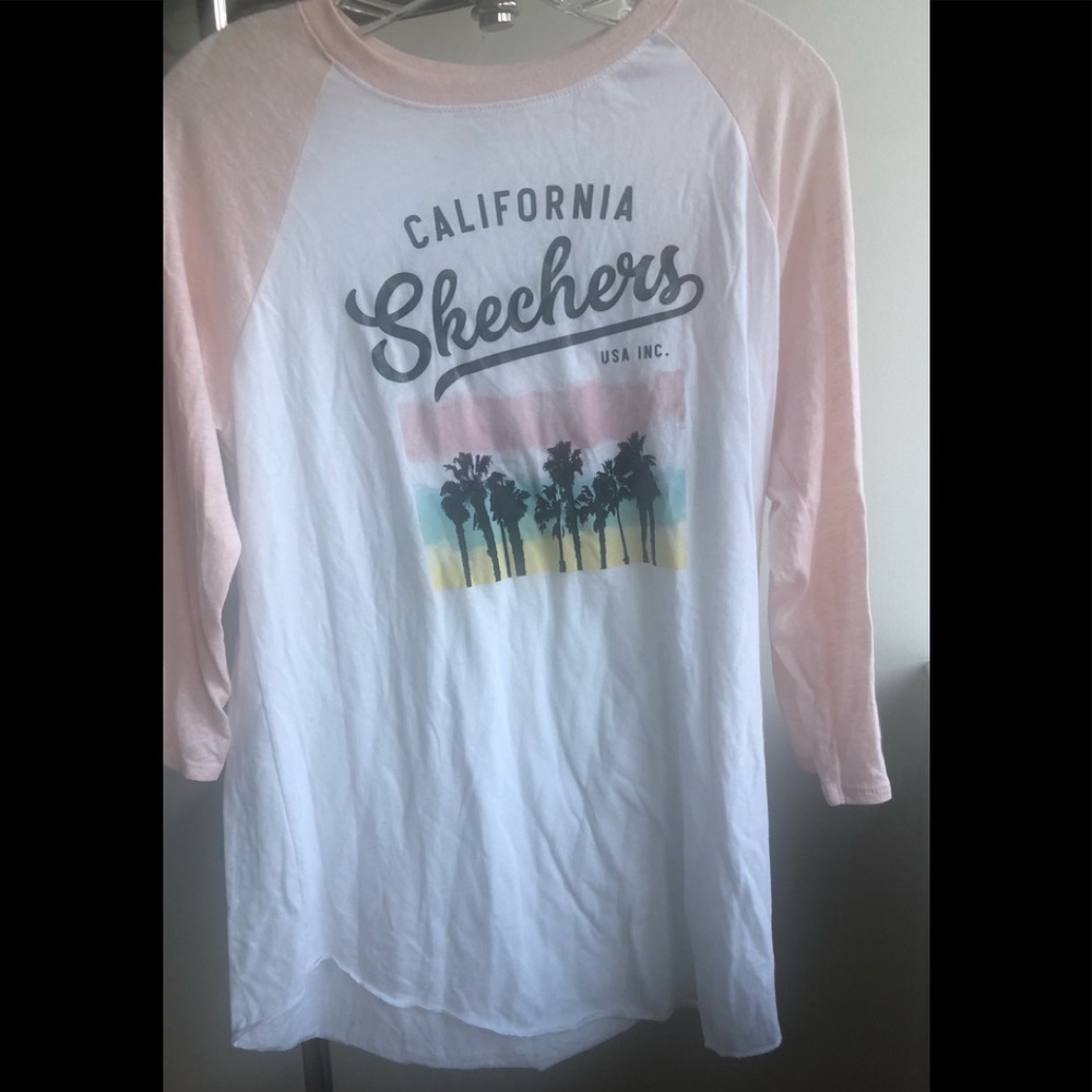 Skechers USA California Baseball Jersey. EUC. - Picture 1 of 6